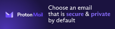 Choose an email that is secure and private by default